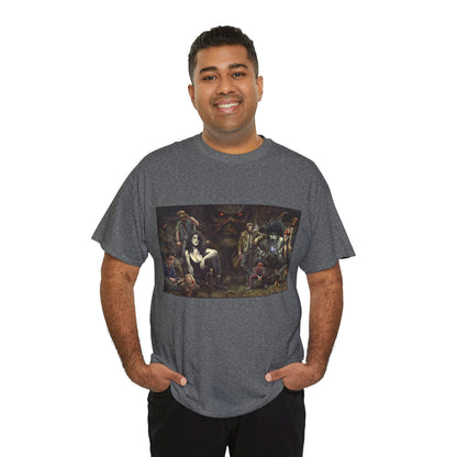 Vertigo Poster T-Shirt - Lee Bermejo Art - Swamp Thing, Sandman, Death, Spider Jerusalem, Shade - DC Comics