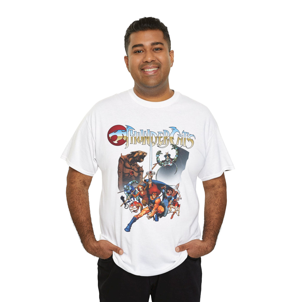 Thundercats T-Shirt - Lion-O, Panthro, Cheetara, Tygra, Snarf, WilyKit and WilyKat, Mumm-Ra