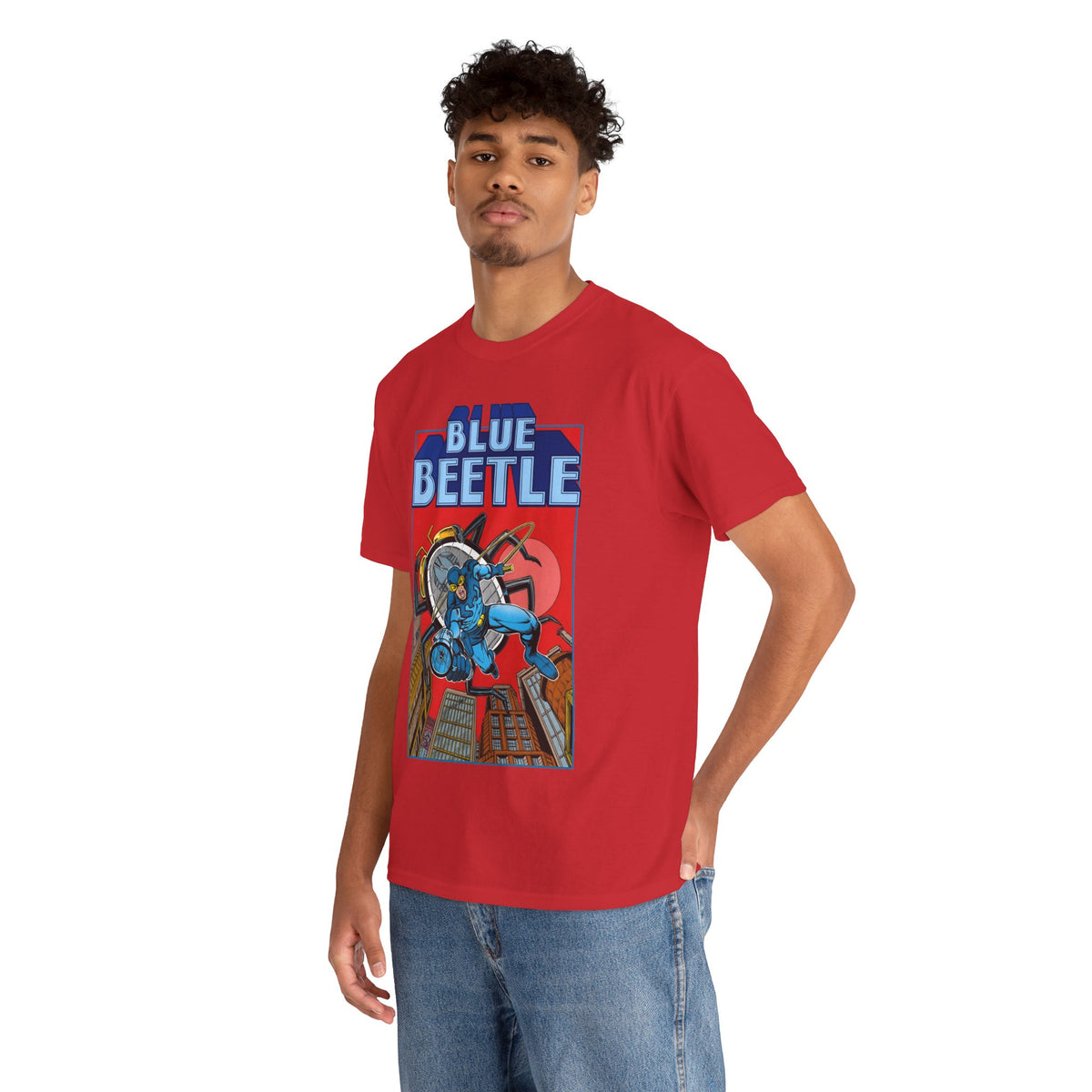 Blue Beetle T-Shirt - Paris Cullins Art - Ted Kord - DC Comics