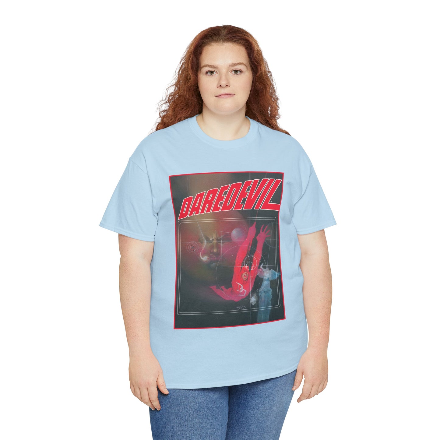Daredevil T-Shirt - Bill Sienkiewicz Art - Marvel Graphic Novel Love & War - Vs Kingpin - Frank Miller Story