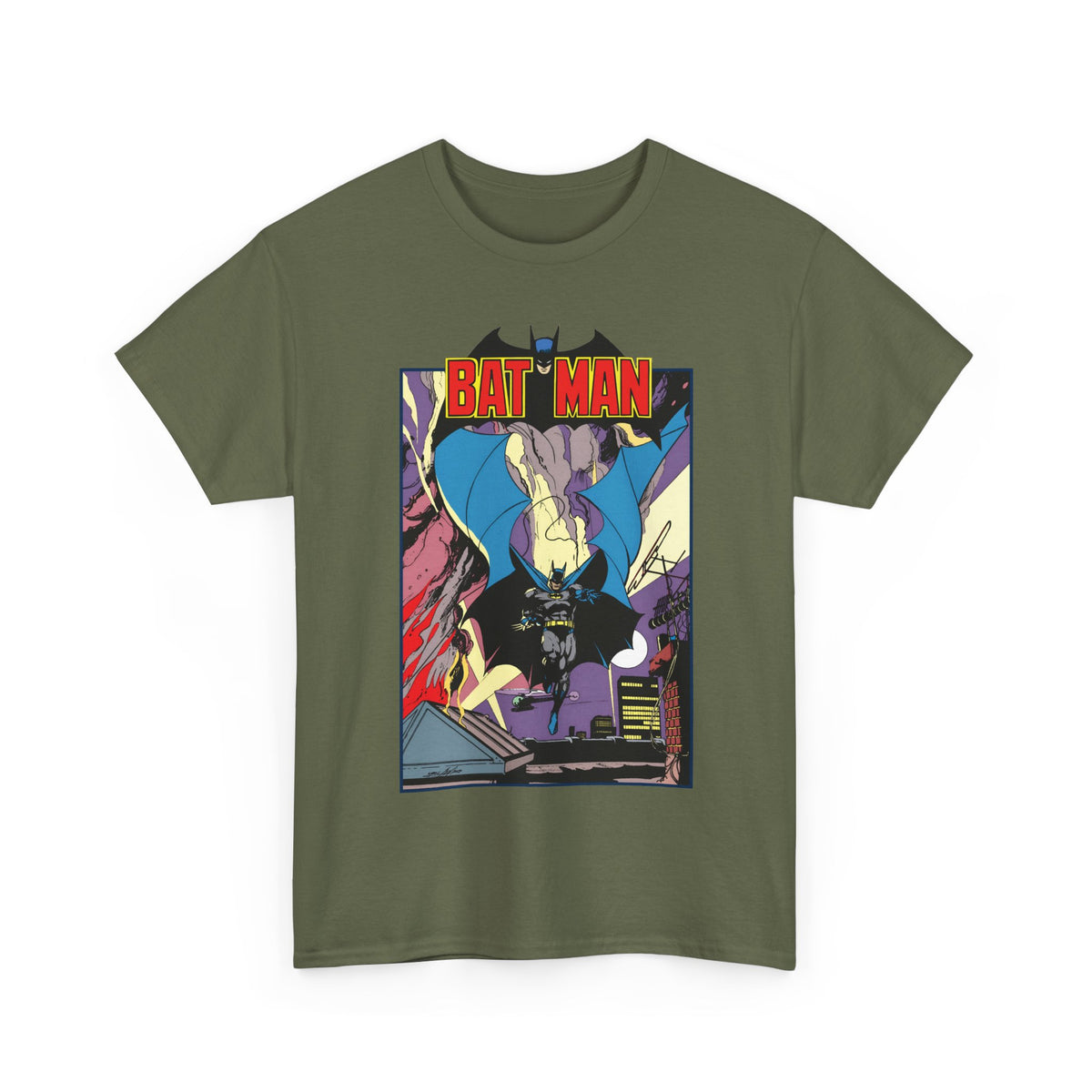 Batman T-Shirt - Neal Adams Art - Retro Bronze-Age Art - DC Comics