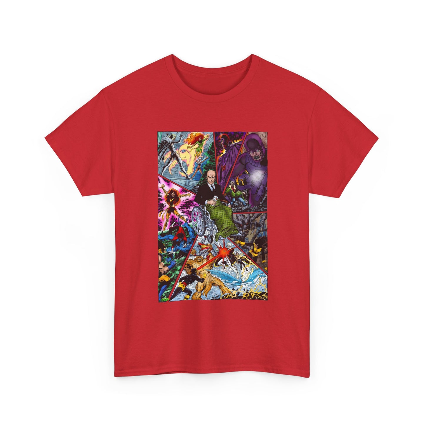 Professor X T-Shirt - John Byrne Art - Charles Xavier, X-Men Founder - Dark Phoenix, Cyclops, Sentinels - Marvel Comics