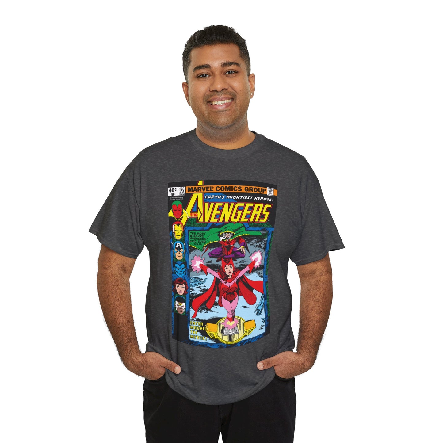 Avengers #186 T-Shirt - John Byrne Art - Scarlet Witch - Marvel Comics