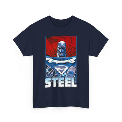 Steel T-Shirt - Superman Family - Reign of the Supermen - John Henry Irons - Steelworks - DC Comics