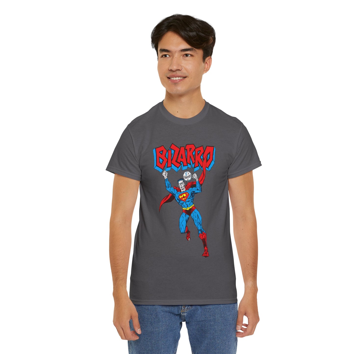 Bizarro T-Shirt - Superman Villain - DC Comics - Bizarro World - Who's Who Art - Silver Age Favourite
