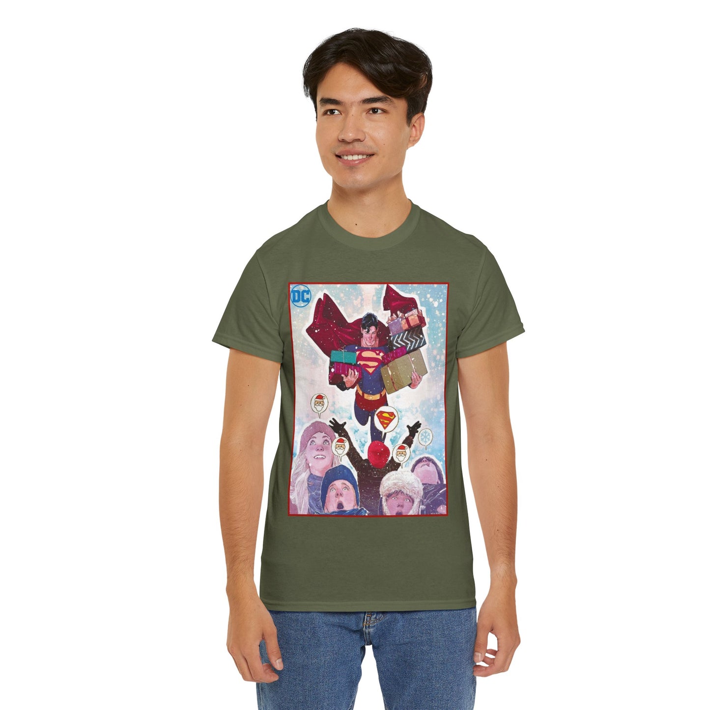 Superman Santa T-Shirt - Mitch Gerads Art - DC Comics