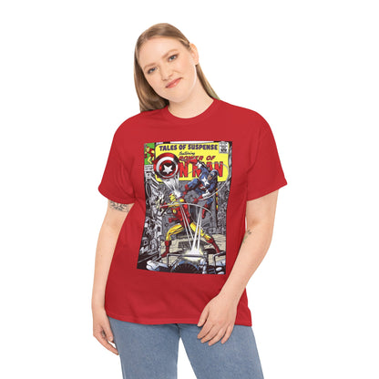 Tales of Suspense T-Shirt - George Perez #58 Cover Homage Art - Captain America & Iron Man - Marvel Comics