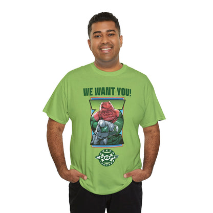 Kilowog T-Shirt - Green Lantern Corps Recruitment Poster - "We Want You!" - DC Comics