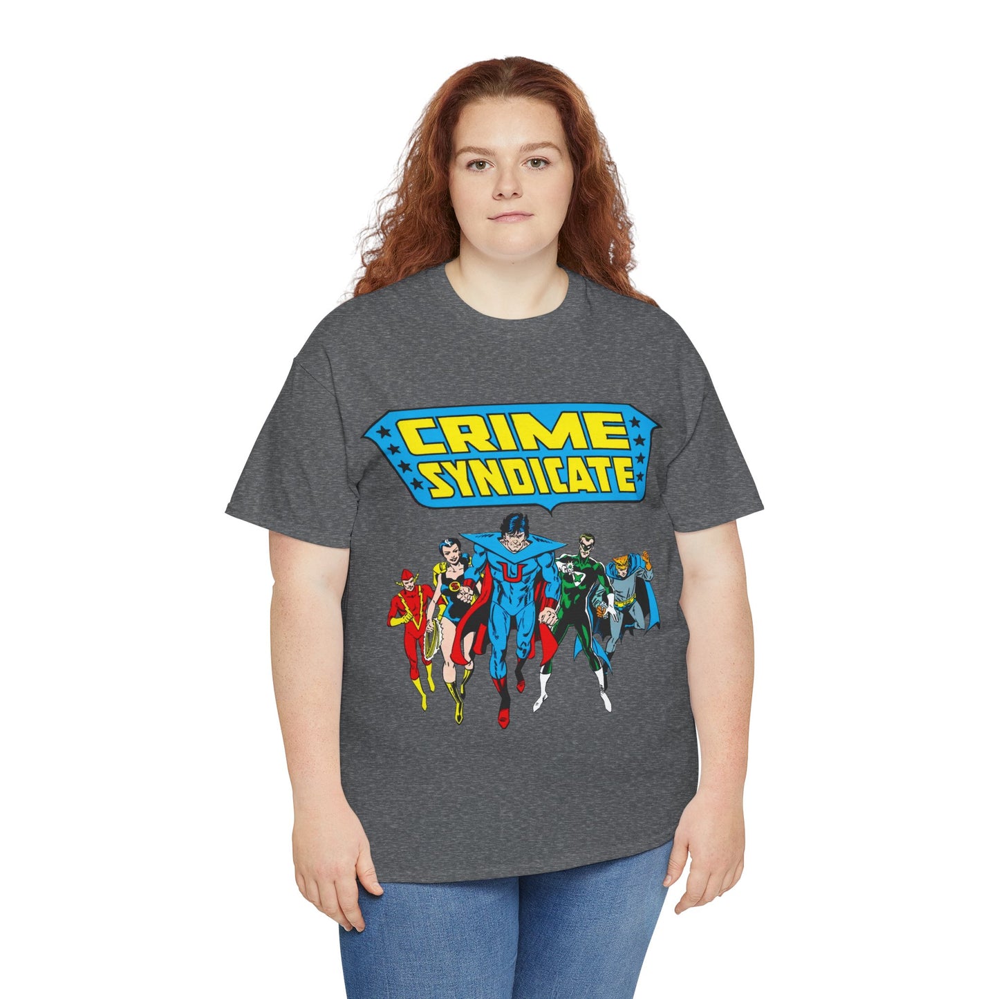 Crime Syndicate T-Shirt - Ultraman, Owlman, Superwoman, Power Ring, Johnny Quick - Earth 3 Justice League Villains - DC Comics