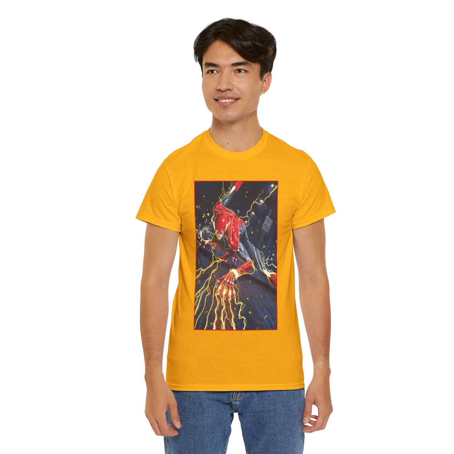 Flash T-Shirt - Davide Paratore Art - DC Comics