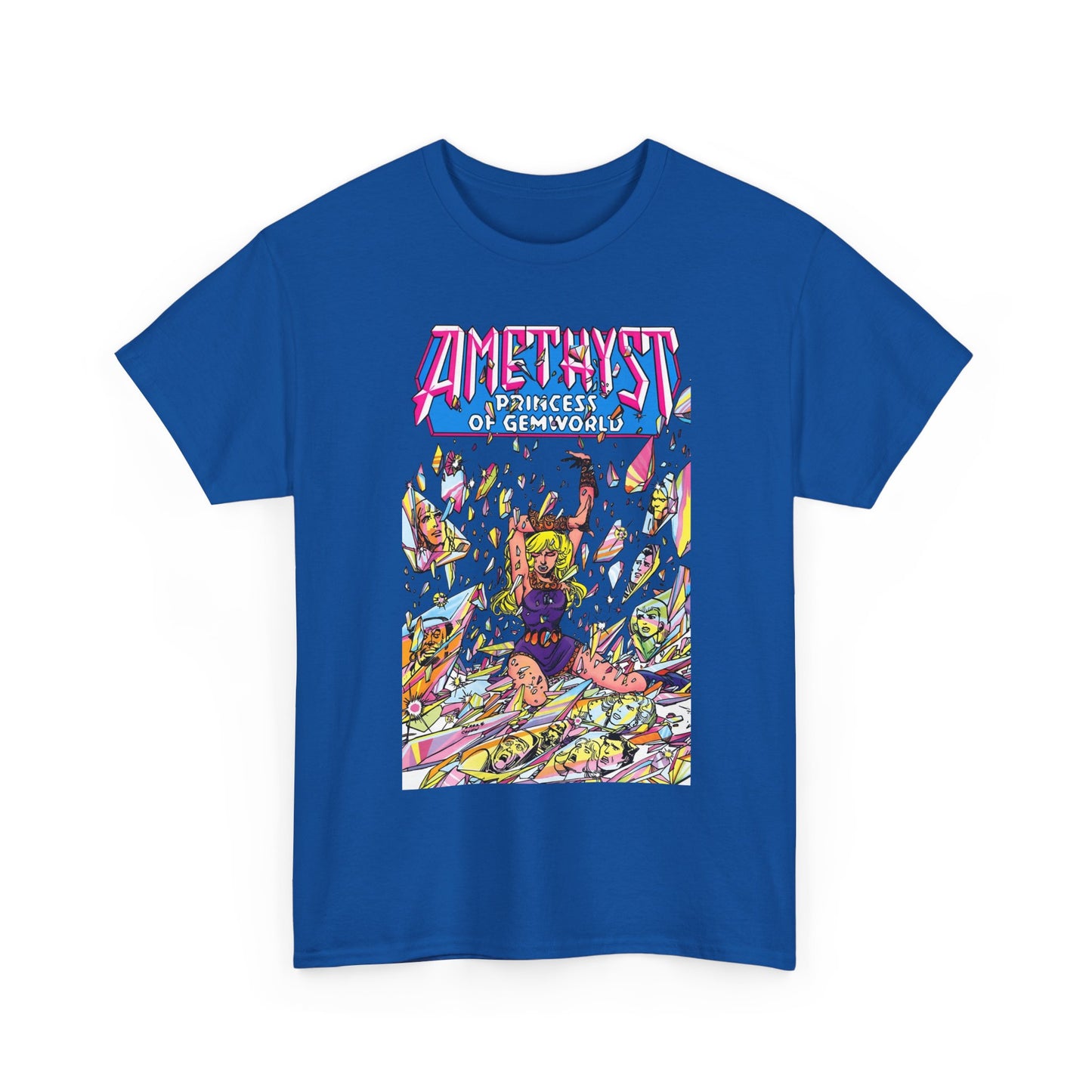 Amethyst Princess of Gemworld T-Shirt - George Perez Art - Lord Topaz, Dark Opal, Granch, Citrina - DC Comics
