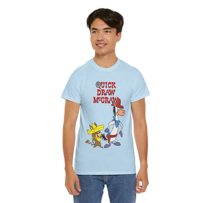 Quick Draw McGraw T-Shirt - Baba Looey - Hanna-Barbera Cartoon - Popular 1960s TV Animation