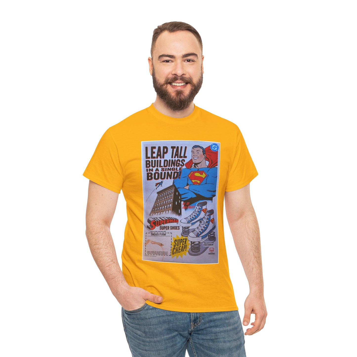 Superman Ad T-Shirt - Dave Johnson Art - #21 Variant Cover Art - DC Comics
