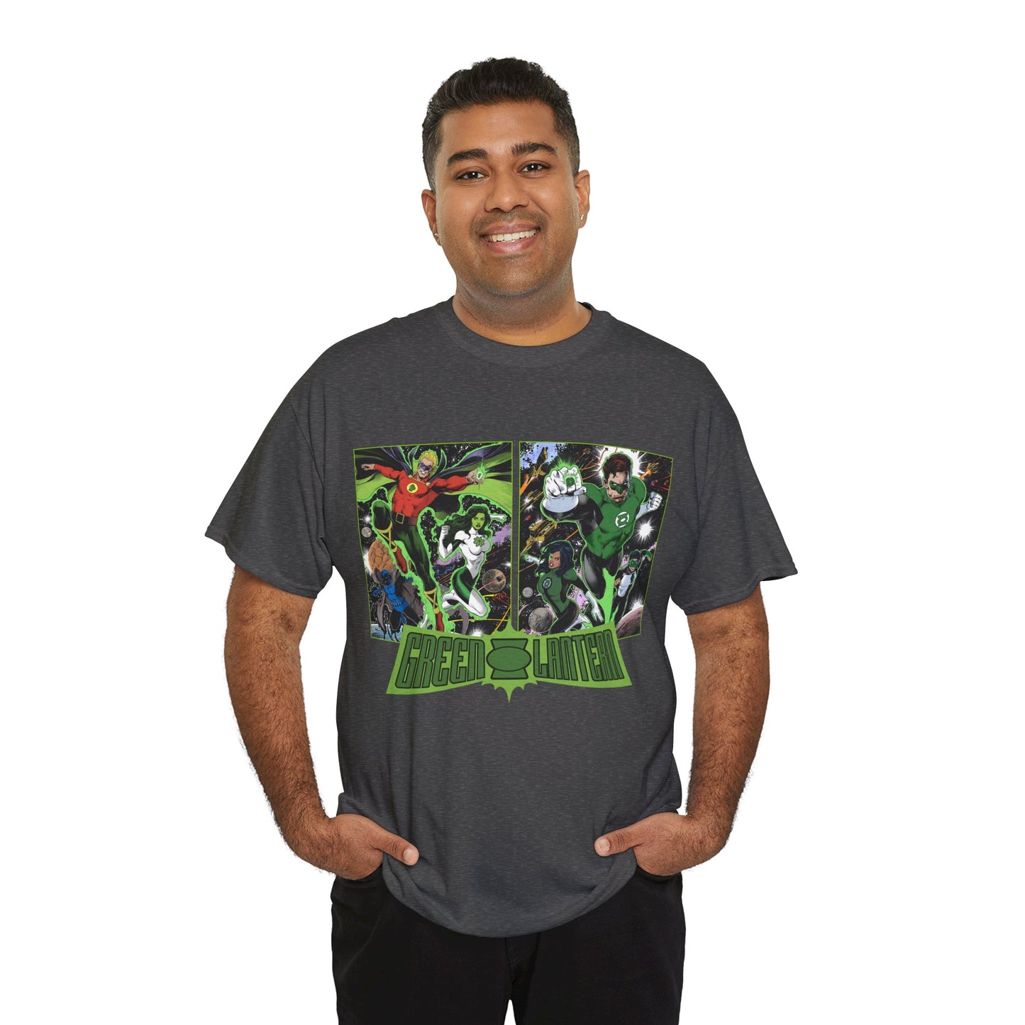 Green Lantern T-Shirt - Alan Scott, Jade, Obsidian, Hal Jordan, Jessica Cruz, Kyle Rayner - The Corps - DC Comics