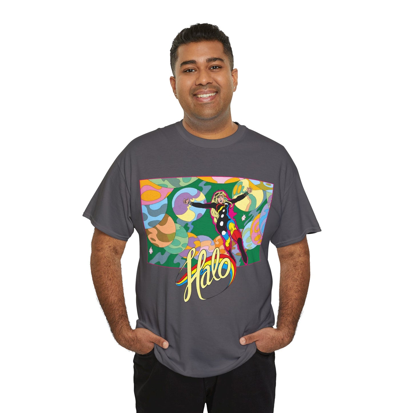 Halo T-Shirt - Batman & the Outsiders Founding Member - "Search for Halo" - DC Comics