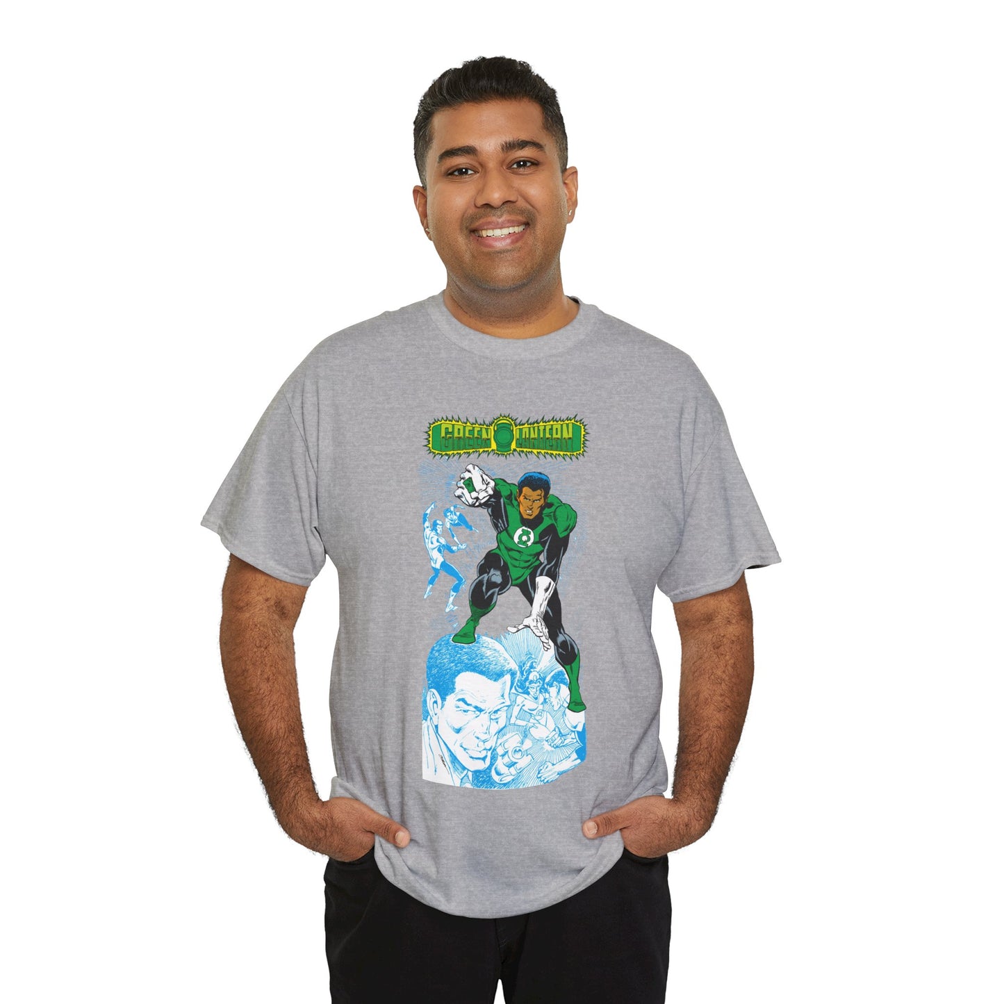 John Stewart Green Lantern T-Shirt - Joe Staton Art - Who's Who in the DC Universe Art - Sector 2814 - DC Comics