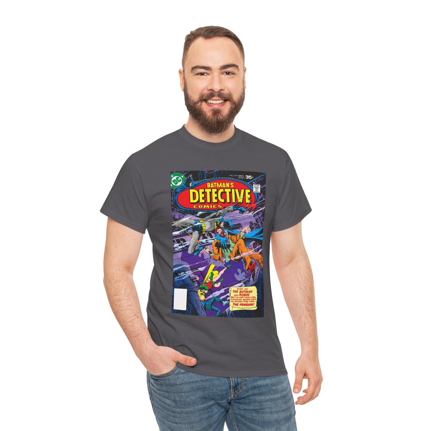 Detective Comics #473 T-Shirt - Marshall Rogers Art - Robin Appearance - DC Comics