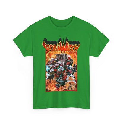 Stormwatch T-Shirt - Jim Lee Art - Battalion, Fuji, Hellstrike - Image/Wildstorm/DC Comics