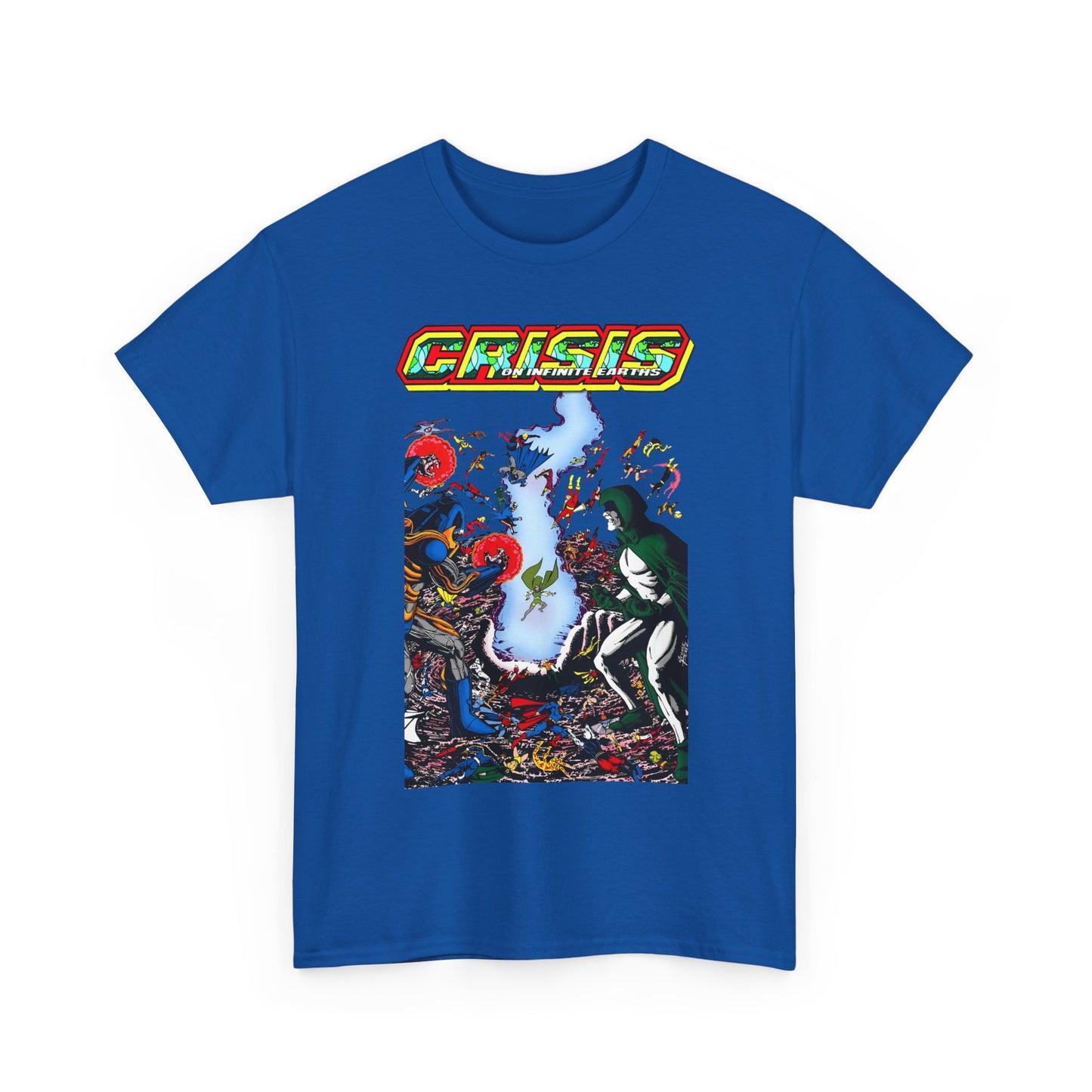 Crisis on Infinite Earths T-Shirt - George Perez Art - #10 Cover - Spectre Vs Anti-Monitor - DC Comics