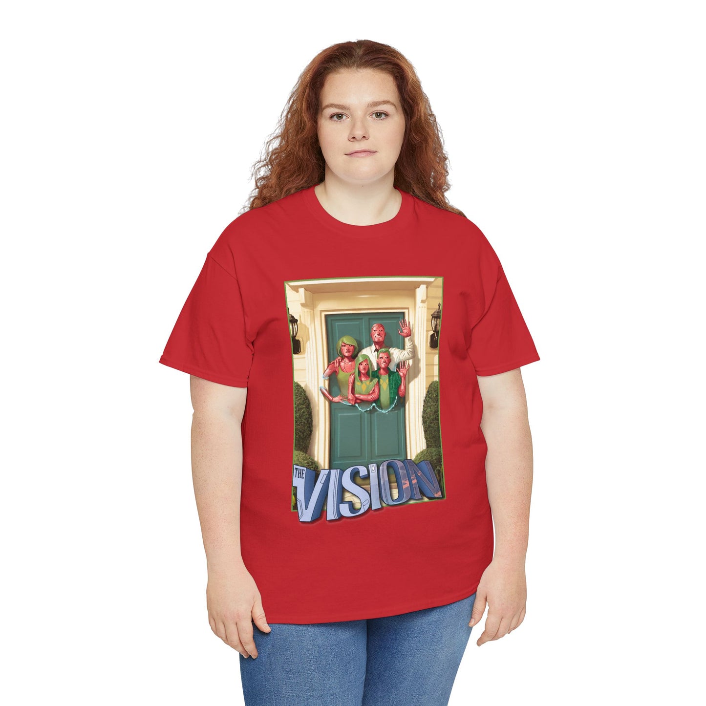 Vision T-Shirt - Mike Del Mundo Art - Avengers Member - The Visions Family - Tom King Story - Future MCU Series - Marvel Comics