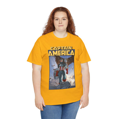 Captain America T-Shirt - Junggeun Yoon Art - Avengers Member - Marvel Comics