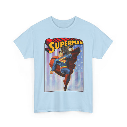 Superman With Eagle T-Shirt - Ariel Olivetti Art - DC Comics
