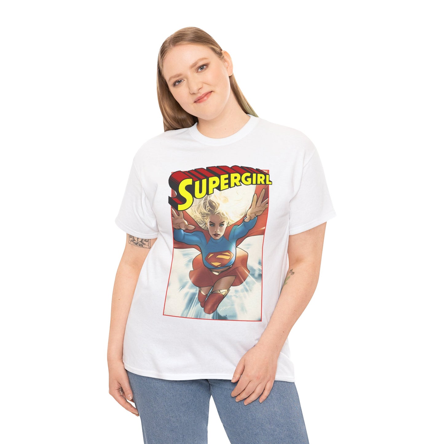 Supergirl T-Shirt - Pablo Villalobos Art - Kara Zor-El - Upcoming Summer 2026 Movie - DC Comics