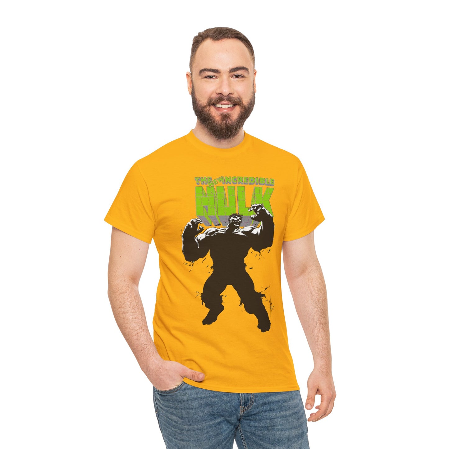 Incredible Hulk T-Shirt - Dale Keown Art - Bruce Banner, Gamma Radiation - Peter David 1990s Run - Marvel Comics