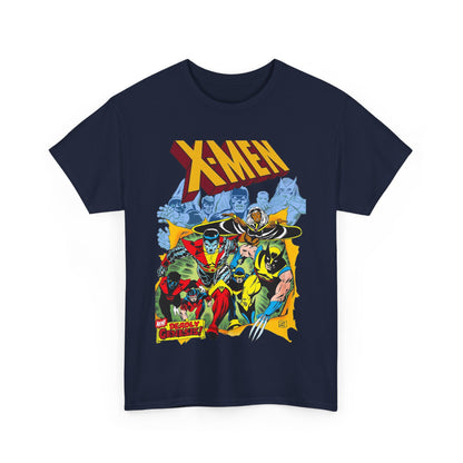 Giant-Sized X-Men T-Shirt - Dave Cockrum Art - Wolverine, Storm, Colossus, Cyclops, Nightcrawler, Thunderbird - New Chris Claremont Era - Marvel Comics