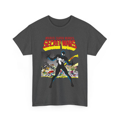 Secret Wars T-Shirt - Classic Marvel Comics Series - Alien Symbiote Spider-Man, 1st Appearance - Future Venom Story