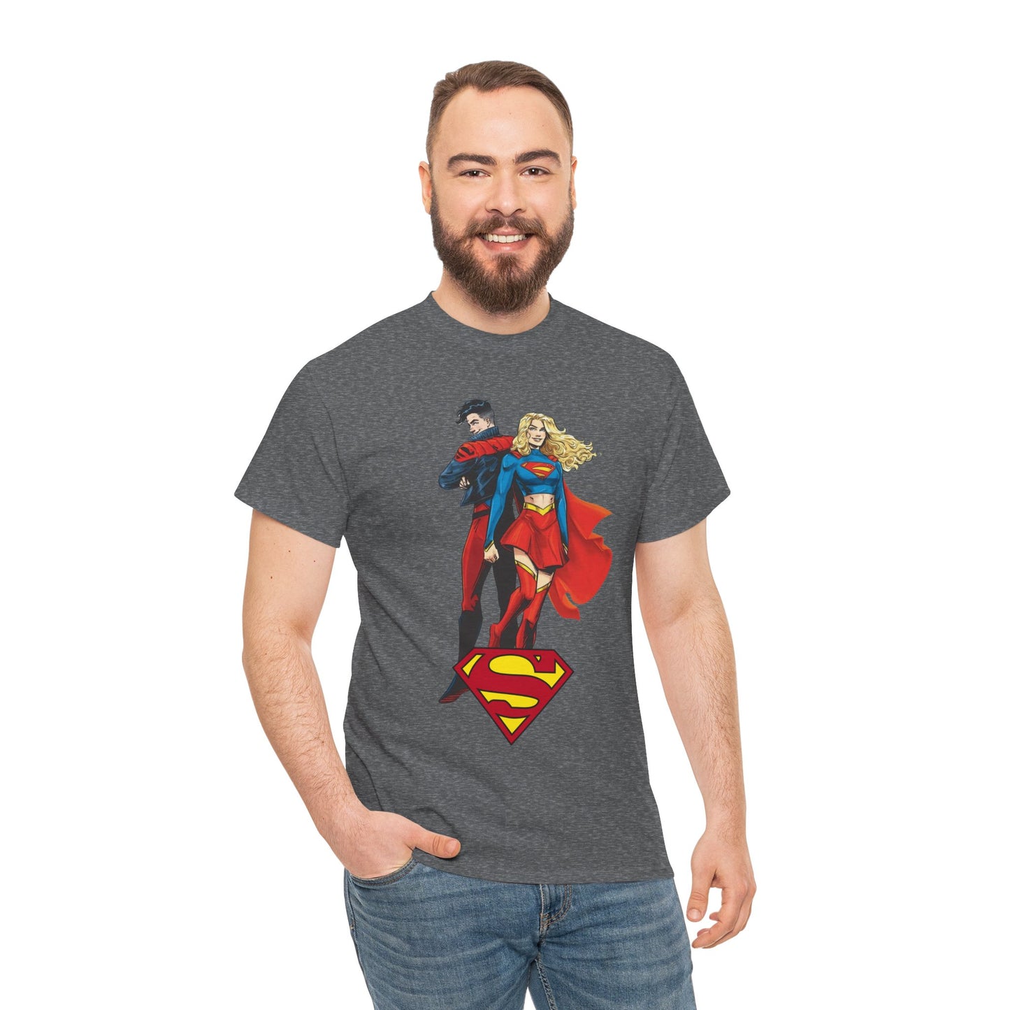 Supergirl & Superboy T-Shirt - Dan Mora Art - DC Comics
