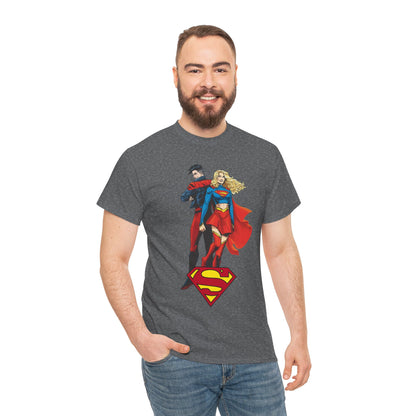 Supergirl & Superboy T-Shirt - Dan Mora Art - DC Comics