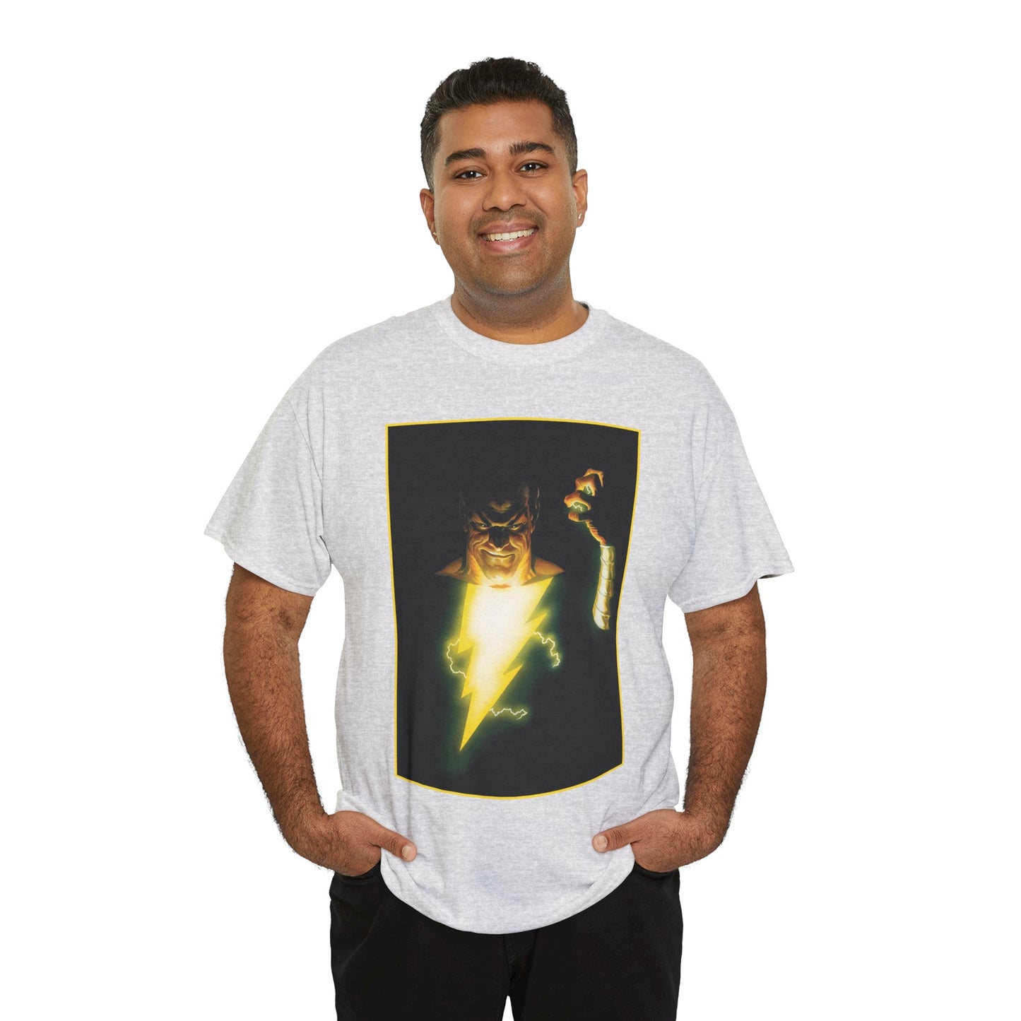 Black Adam T-Shirt - Alex Ross Art - JSA Cover Art - Shazam Family Foe - DC Comics
