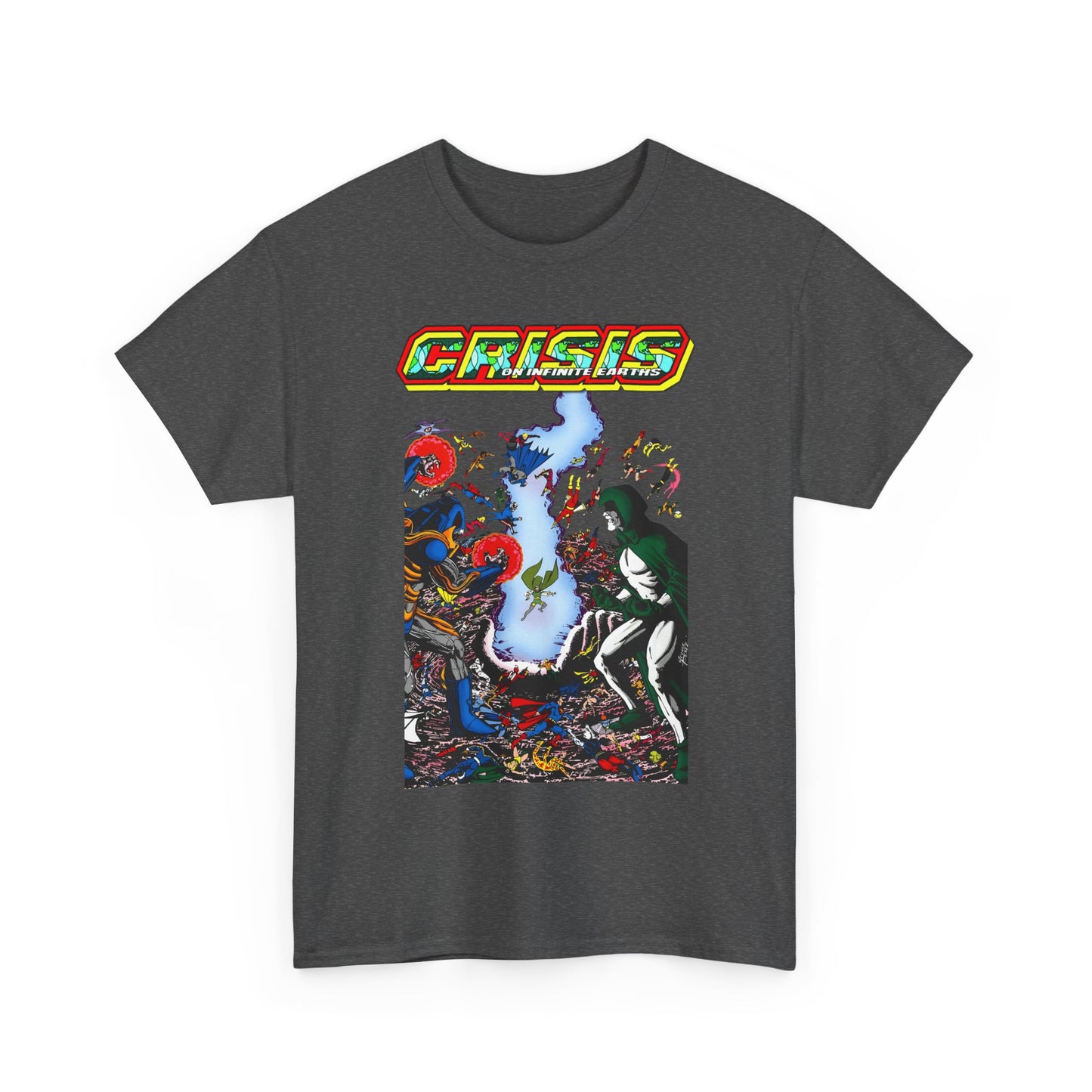 Crisis on Infinite Earths T-Shirt - George Perez Art - #10 Cover - Spectre Vs Anti-Monitor - DC Comics