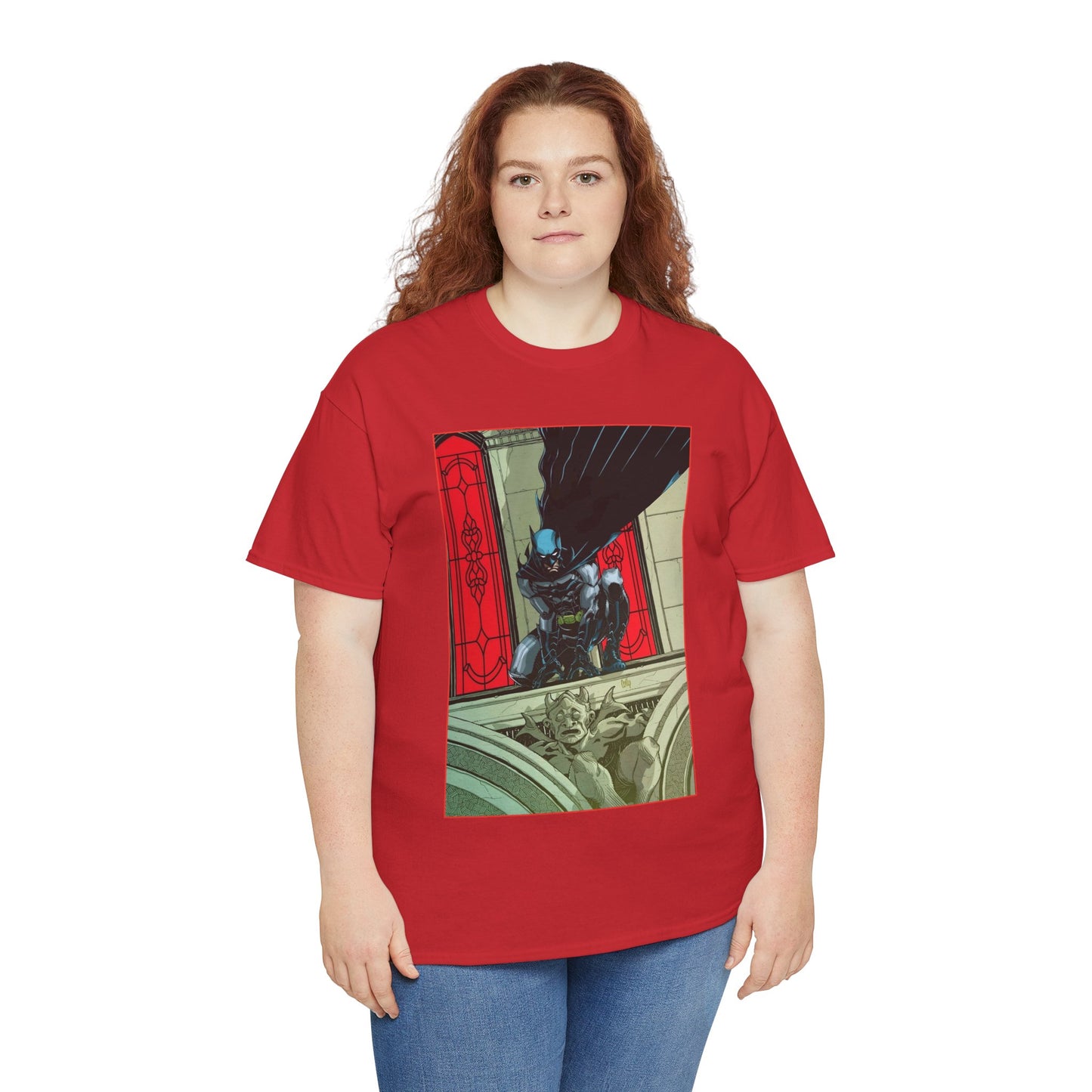Batman T-Shirt - Cully Hamner Art - Batman Allies Secret Files Cover - Gotham Protector - And a Gargoyle! - DC Comics