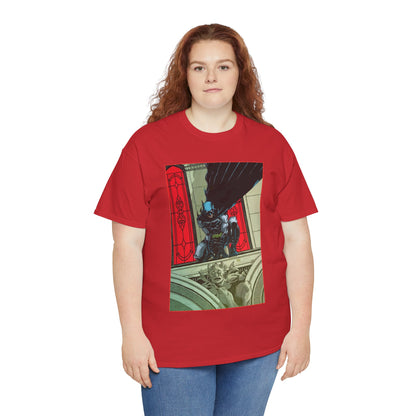 Batman T-Shirt - Cully Hamner Art - Batman Allies Secret Files Cover - Gotham Protector - And a Gargoyle! - DC Comics