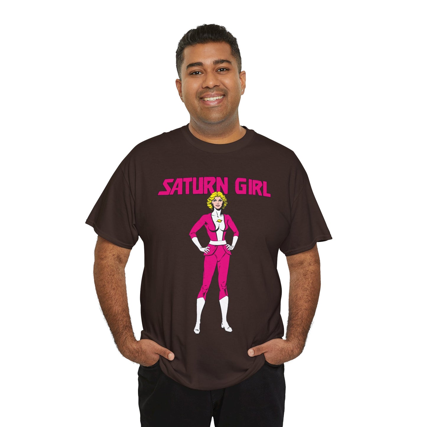 Saturn Girl T-Shirt - Curt Swan Art - Legion of Super-Heroes Founding Member - DC Comics