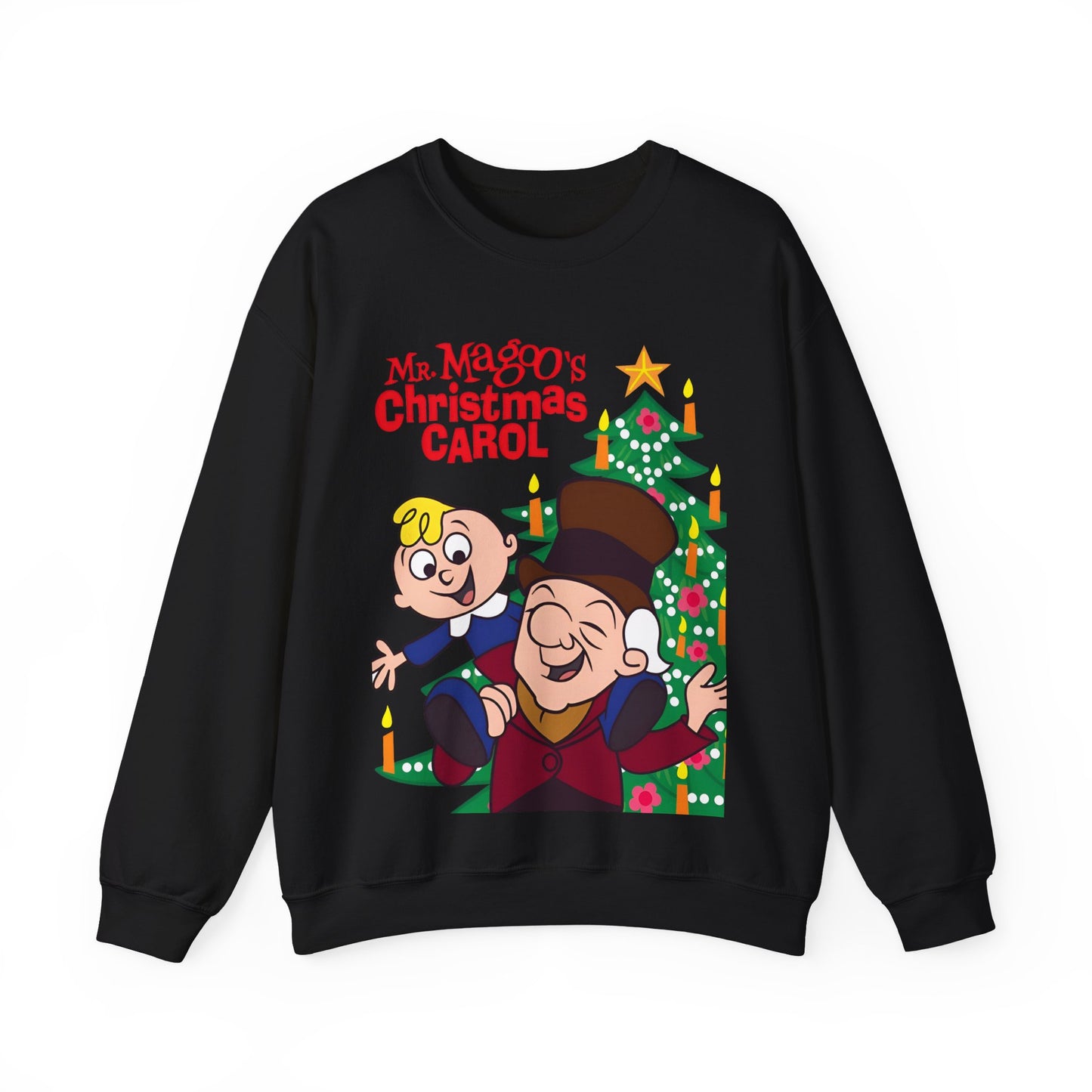 Mr. Magoo's Christmas Carol Crewneck Sweatshirt - UPA 1960s TV Holiday Special