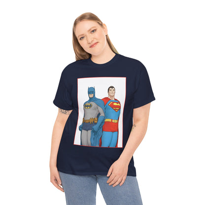 Superman & Batman T-Shirt - Frank Quitely Art - World's Finest Variant Cover Art - DC Comics