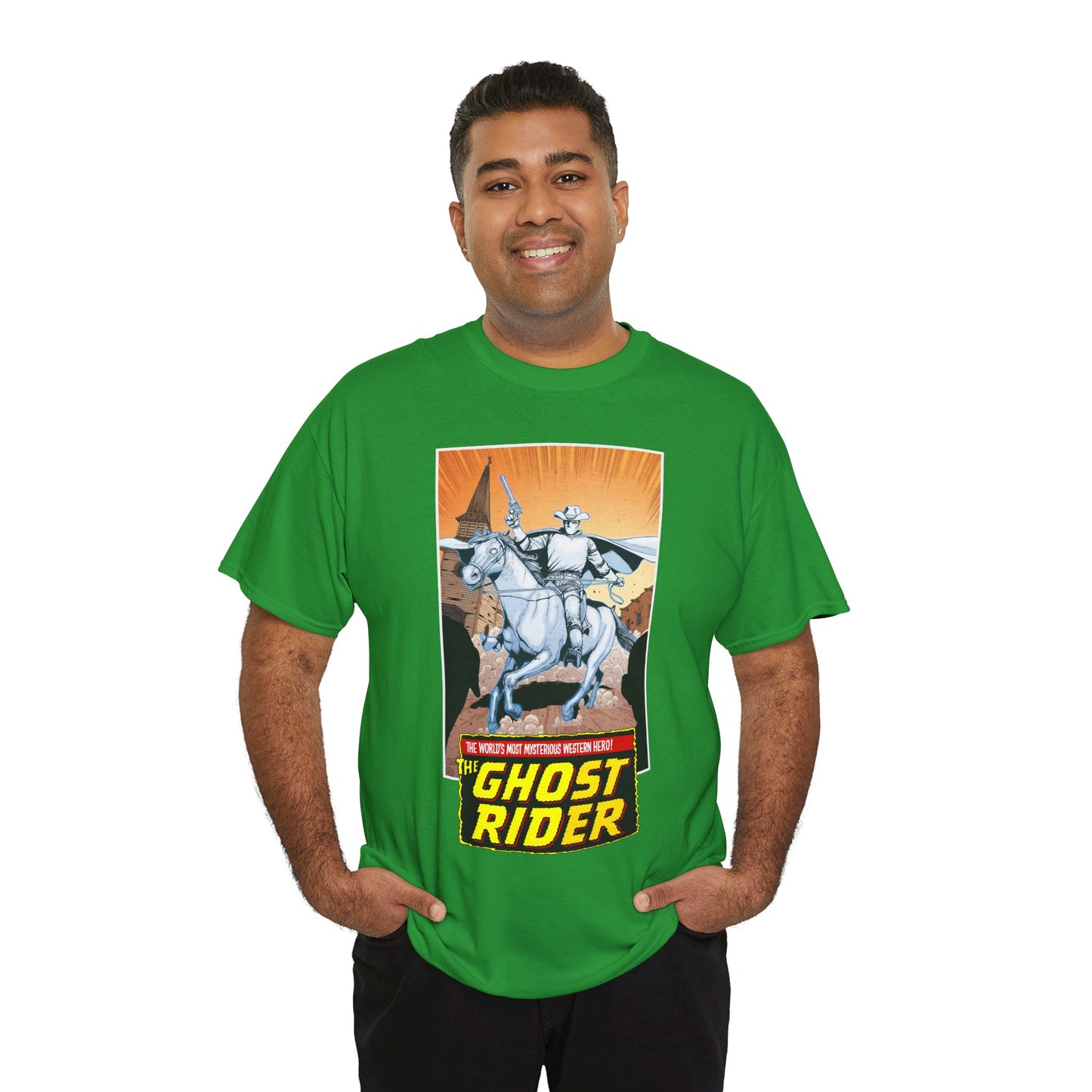 Ghost Rider/Phantom Rider T-Shirt - Carter Slade - Marvel Comics - 1970s Supernatural Western Hero