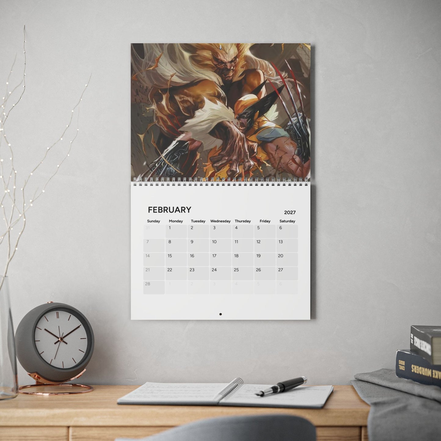 Wolverine Calendar (2027)