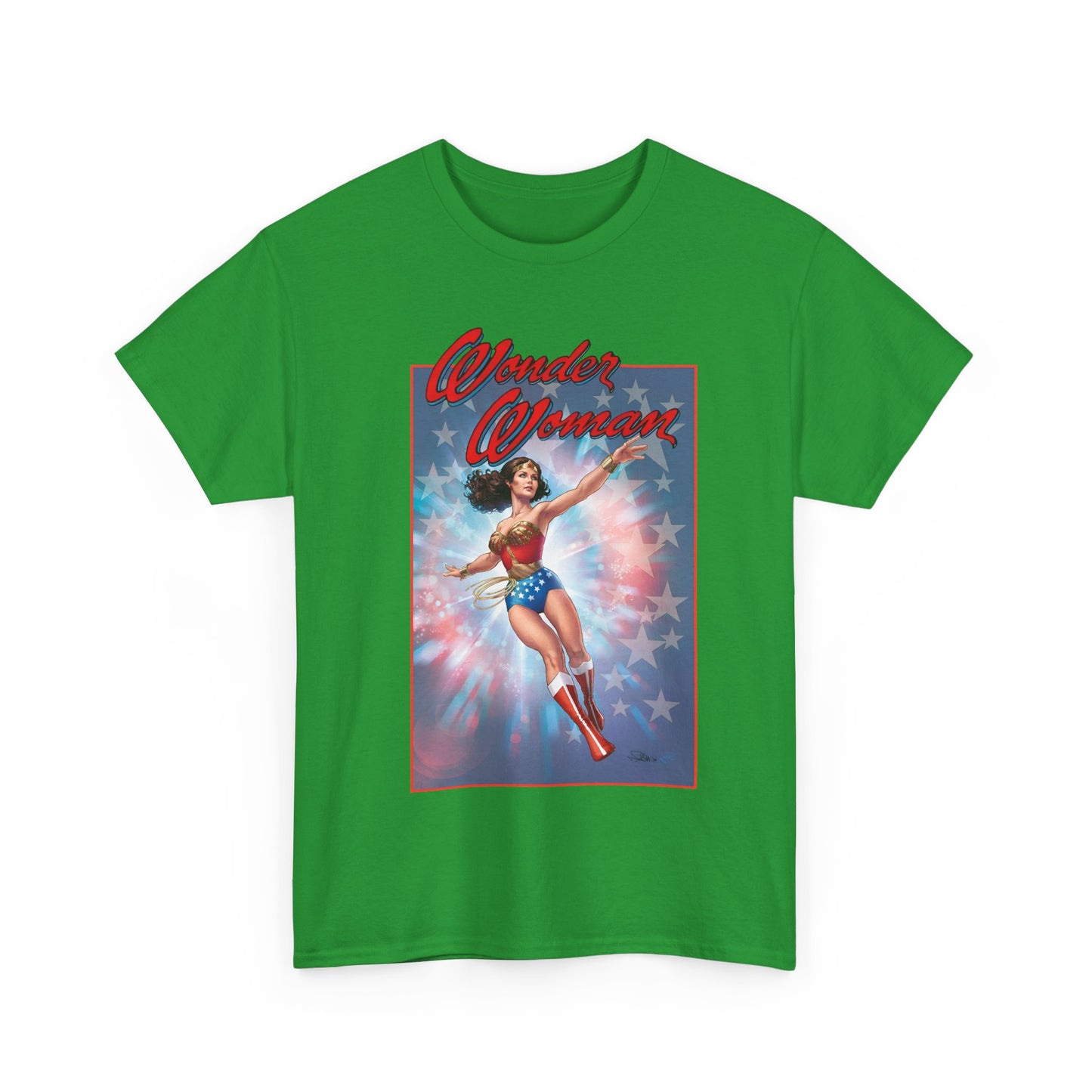 Wonder Woman '77 T-Shirt - Nicola Scott Art - Comic Book Based on the 1970s TV Series with Lynda Carter - DC Comics
