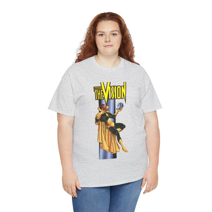 Vision T-Shirt - George Perez Art - Built by Ultron - Avengers Member - Marvel Comics