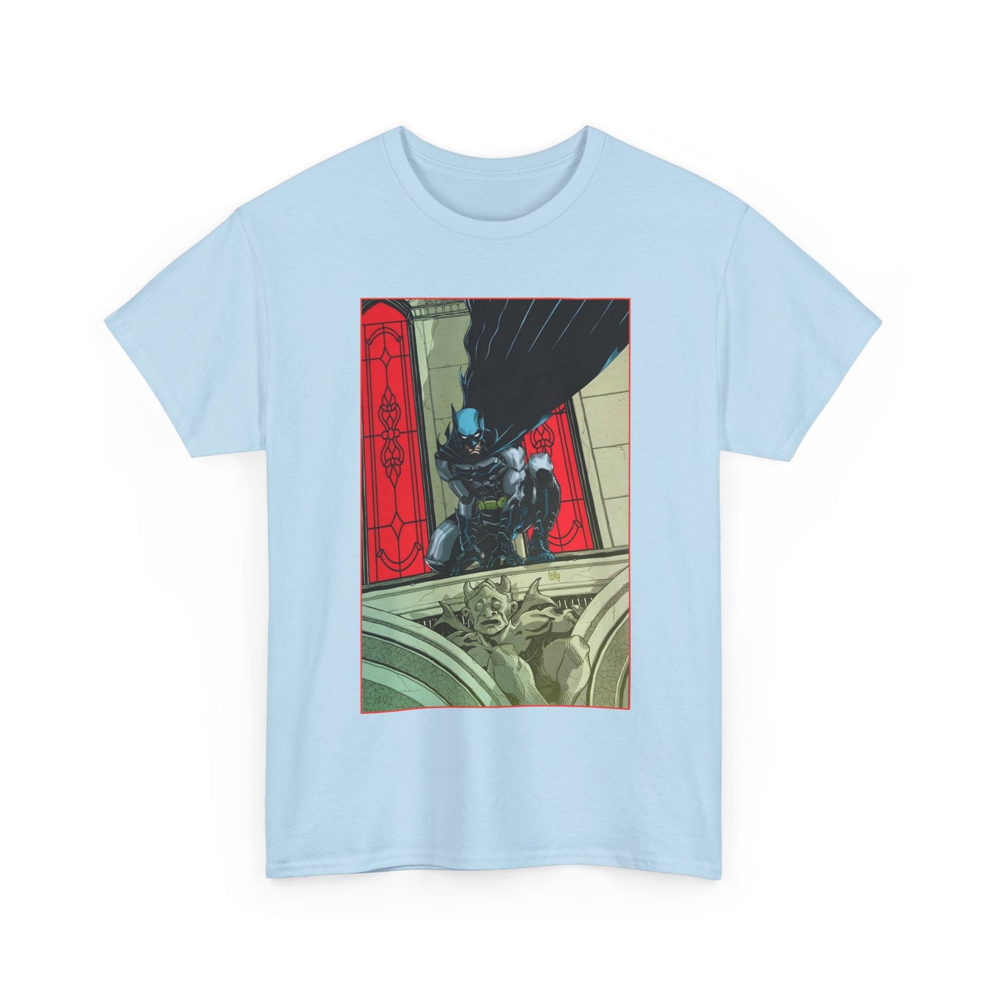 Batman T-Shirt - Cully Hamner Art - Batman Allies Secret Files Cover - Gotham Protector - And a Gargoyle! - DC Comics