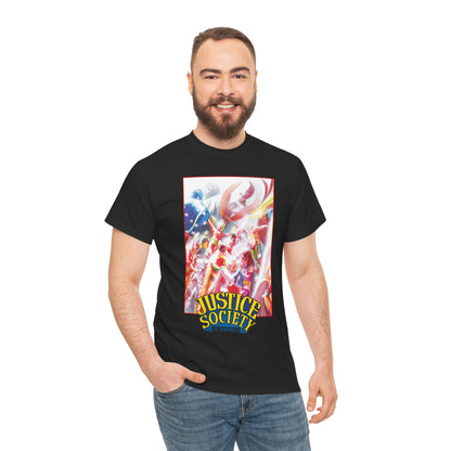 Justice Society of America T-Shirt - Alex Ross Art - JSA - Power Girl, Huntress, Robin, Starman, Hawkman - DC Comics