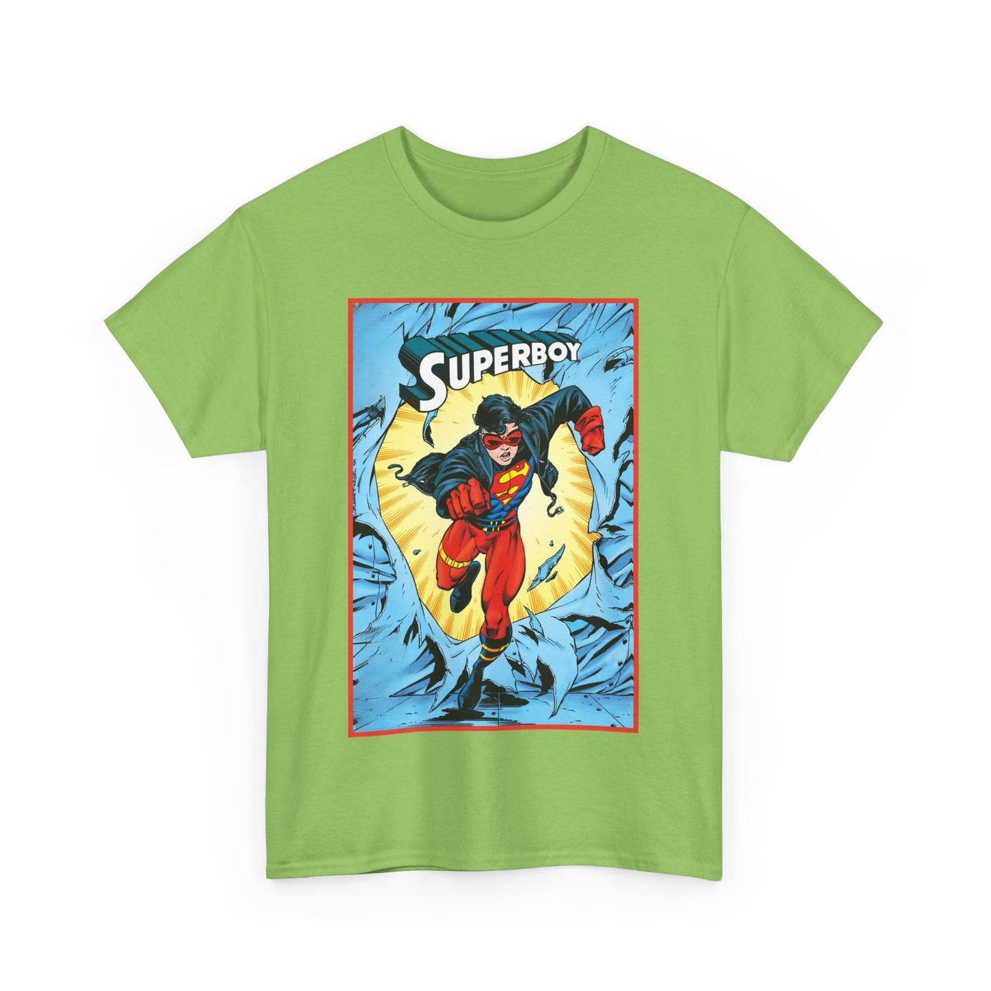 Superboy T-Shirt - Tom Grummett Art - Reign of the Supermen Storyline from the 1990s - Kon-El, Connor Kent - Superman Family - DC Comics