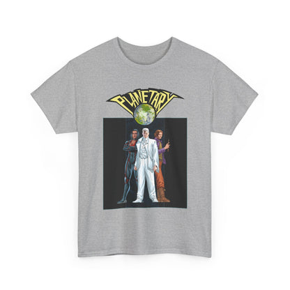 Planetary T-Shirt -  - John Cassaday Art - The Drummer, Jakita Wagner & Elijah Snow - DC Comics/Wildstorm