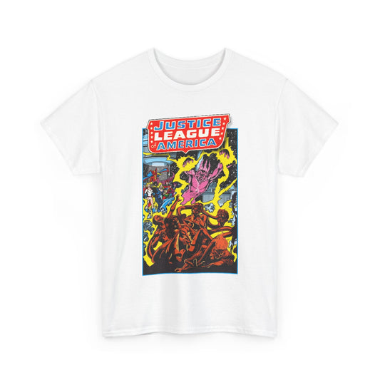 Justice League of America T-Shirt - George Perez Art - JSA Team-Up Cover - DC Comics