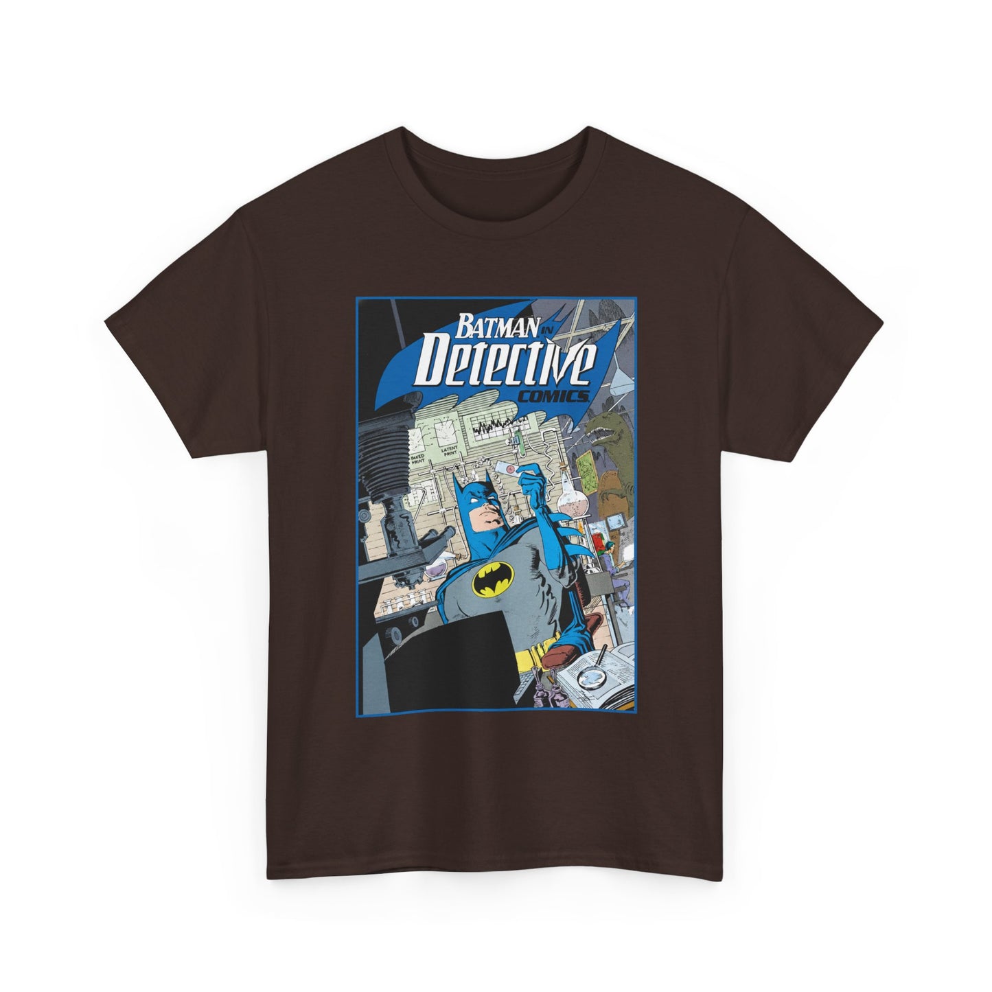 Detective Comics #619 T-Shirt - Norm Breyfogle Art - Batman in His Lab - DC Comics
