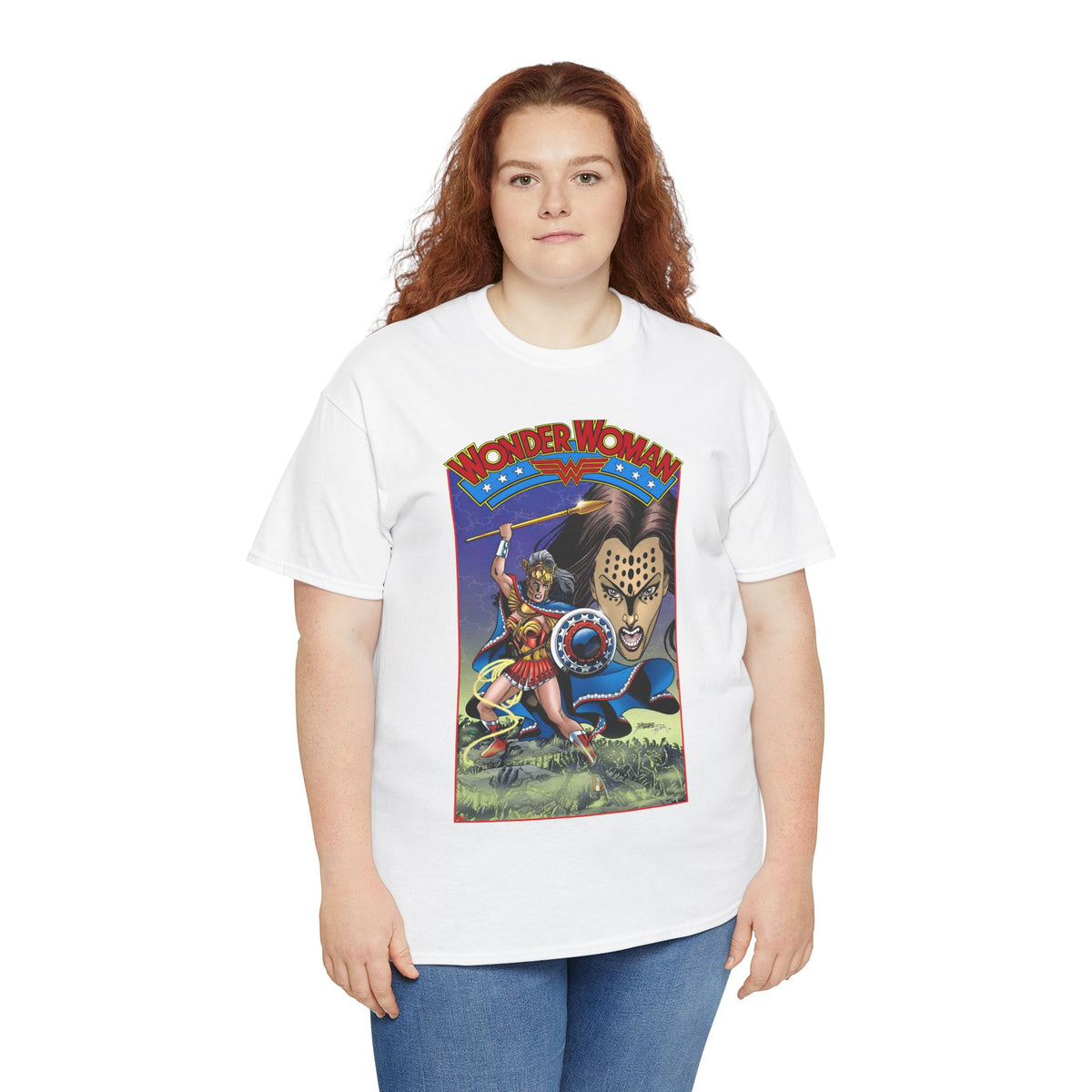 Wonder Woman T-Shirt - George Perez Art - Cheetah, 1980s - DC Comics